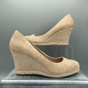 NEW Charles by Charles David Women’s Simple Wedge Espadrilles Beige Size 11M